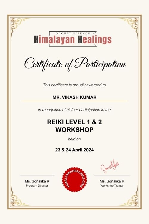 learn reiki healing workshop classes course delhi ncr india certificate